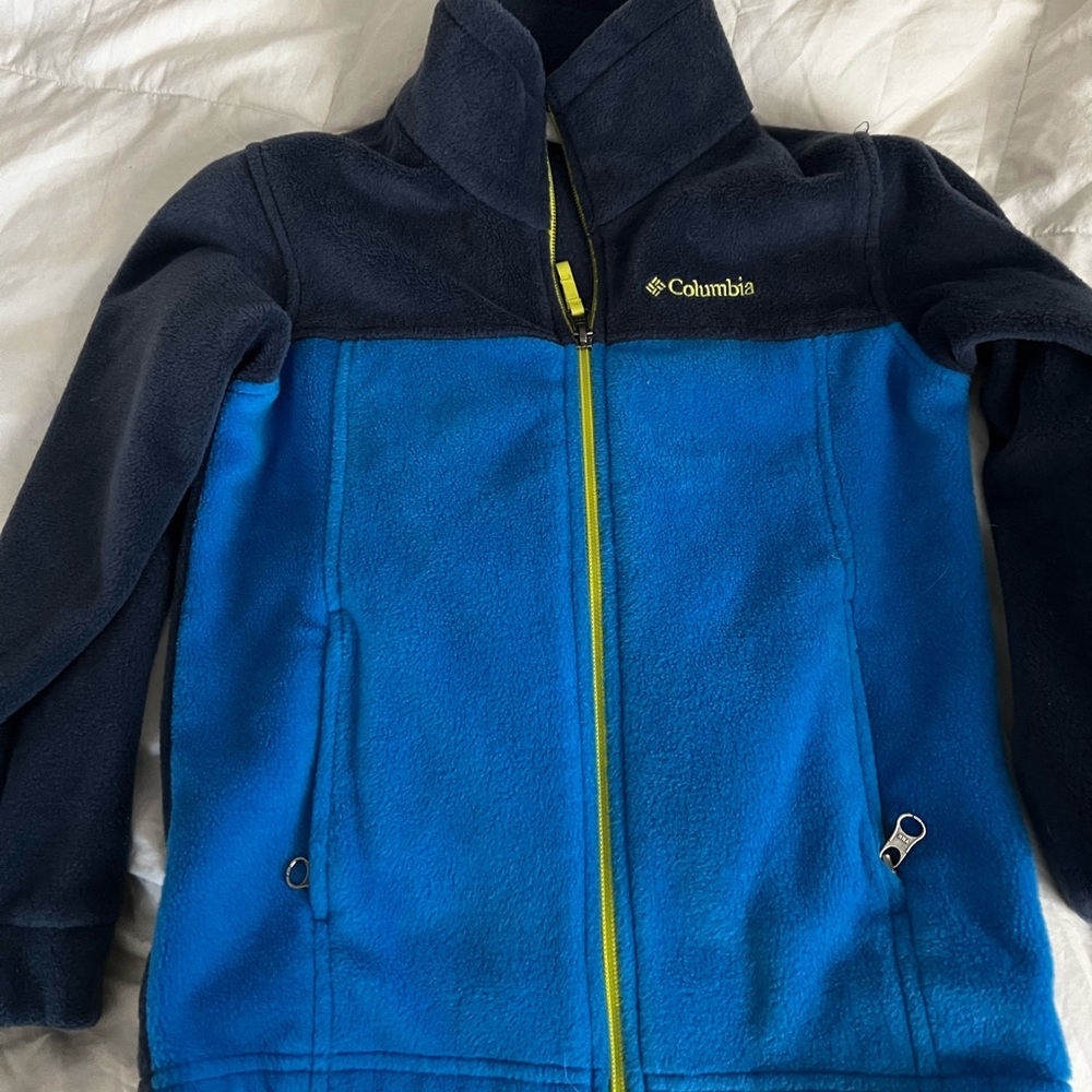 Columbia navy/blue fleece jacket